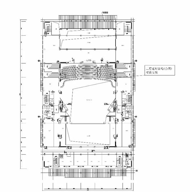 西安建筑科技大學禮堂設計圖2